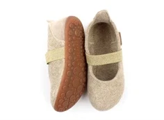 Bisgaard hjemmesko nougat med elastik 